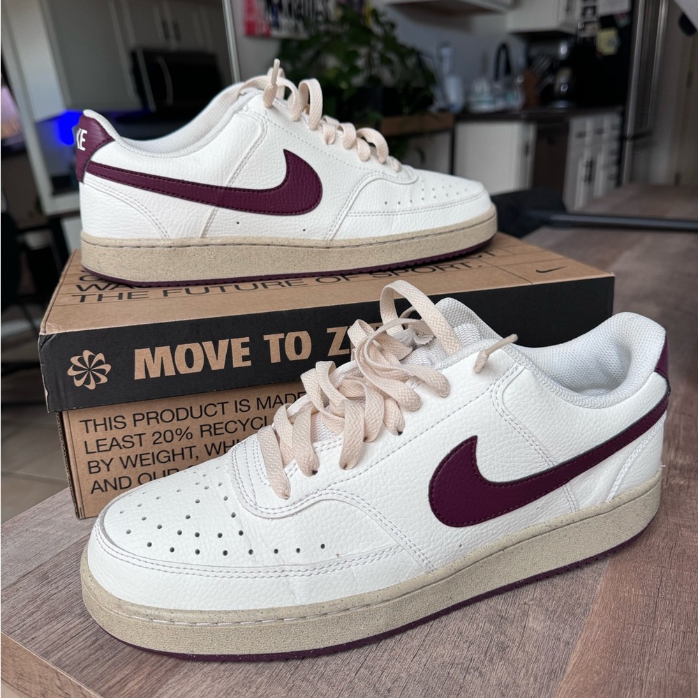 Nike Court Visions Burgundy
